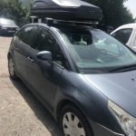 Μπαγκαζιέρα οροφής ACTIVE M 187x88x44cm με διπλό άνοιγμα με κλειδί, 450 λίτρα - μαύρη