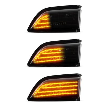 Τρεχούμενα led φλας για καθρέφτες για Volvo XC60 (2008-2013) - φιμέ με τρεχούμενο φλας - σετ 2τμχ.