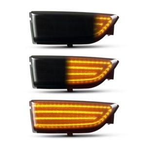 Τρεχούμενα led φλας για καθρέφτες για Ford Ranger (2012+), XLT, Wildtrack – φιμέ με τρεχούμενο φλας – σετ 2τμχ.