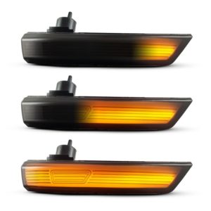 Τρεχούμενα led φλας για καθρέφτες για Ford Focus (2008-2016) – φιμέ με τρεχούμενο φλας – σετ 2τμχ.