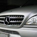 Μάσκα για Mercedes     ML W163 (W164 design) (1998-2005) -μαύρη με πλαίσιο   χρωμίου