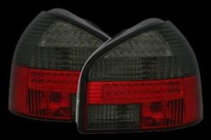 Πίσω φανάρια led για Audi A3 (1996-2003) – chrome , φιμέ – σετ 2τμχ.