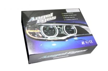 Δαχτυλίδια angel eyes για BMW E46 με ανακλαστήρα sedan, combi (1998-2005) / E46 coupe (1998-2003) - U-Design με δύο χρώματα