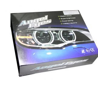 Δαχτυλίδια angel eyes για BMW F30 - U-Design Crystal λευκά