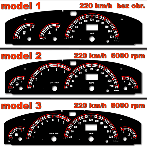 Φωτιζόμενο κοντέρ Fiat Bravo / Brava / Marea