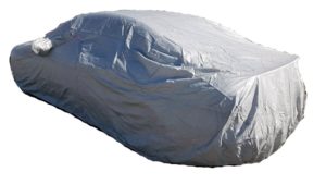 Κουκούλα αυτοκινήτου με επένδυση, φερμουάρ πόρτας και υποδοχές για τους καθρέπτες – μέγεθος Μ 432x173x119cm