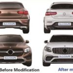 AMG pack body kit πακέτο για Mercedes GLC Coupe C253  (2015-2019) - C63 Design