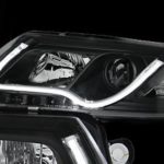 Φανάρια εμπρός led lightbar για Audi A6 4F (2004-2008) , με λάμπες (Η1) - σετ 2τμχ.