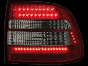 Πίσω φανάρια led για Porsche Cayenne (2003-2007) – φιμέ φλας – σετ 2τμχ.