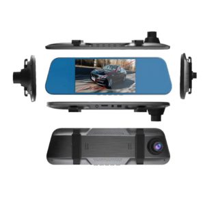 Βίντεο καταγραφέας DVR 1080 FULL HD με 5,5&quot; LCD Touch screen οθόνη στον καθρέφτη με κάμερα οπισθοπορείας και καταγραφή