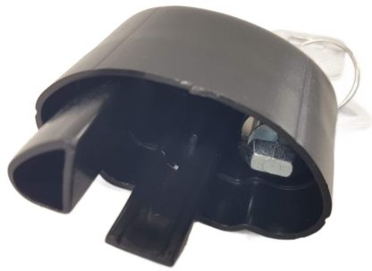 Μπάρες οροφής αυτοκινήτου για ενσωματωμένες παράλληλες μπάρες - 120cm με κλειδί - μαύρο σετ 2τμχ.