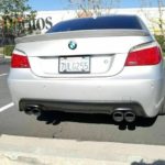 Diffuser πίσω προφυλακτήρα για BMW E60 M-Tech