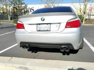 Diffuser πίσω προφυλακτήρα για BMW E60 M-Tech