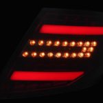Πίσω φανάρια led για Mercedes C-CLASS W204 (2007-2011) - μαύρα - σετ 2τμχ.