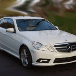 Μάσκα για Mercedes W212 E-Class (2009+) - μάυρη με πλαίσιο χρωμίου