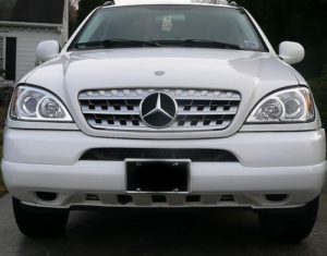 Μάσκα για Mercedes ML W163 (W164 design) (1998-2005) – χρώμιο