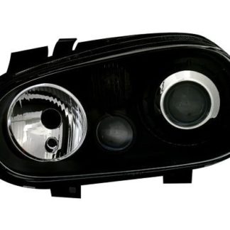 Φανάρια εμπρός για Vw Golf IV R32 - μαύρα , χωρίς λάμπες (Η7) - σετ 2τμχ.