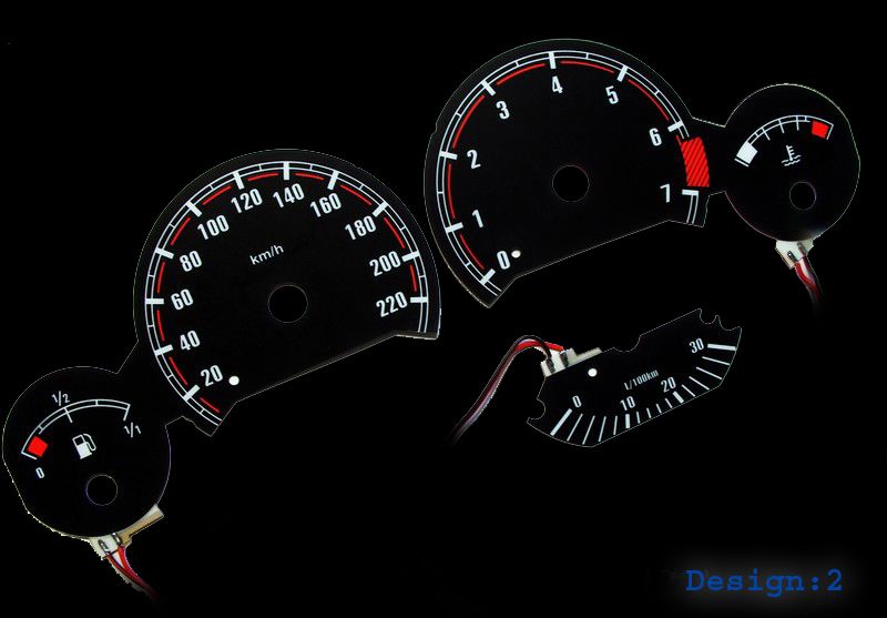 Φωτιζόμενα όργανα κοντέρ για BMW E36 (1991-1999)