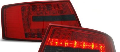 Πίσω φανάρια led για Audi A6 4F sedan (2004-2008) - φιμέ φλας - σετ 2τμχ.