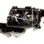 Φανάρια εμπρός angel eyes για Audi A6 (1997-2001) / Allroad 1999-2005 - chrome , χωρίς λάμπες (Η7) - σετ 2τμχ.