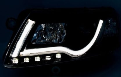 Φανάρια εμπρός led lightbar για Audi A6 4F (2004-2008) , χωρίς λάμπες (Η7) - σετ 2τμχ.