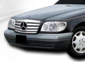 Μάσκα για Mercedes W140 (92-98) – χρωμίου