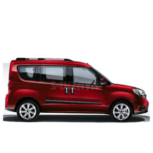 ΧΕΡΟΥΛΙΑ ΠΟΡΤΑΣ ΓΙΑ FIAT DOBLO II 2010+  ΧΡΩΜΙΟΥ ΜΕΤΑΛΛΙΚΑ S-Dizayn – 4 Τεμ.