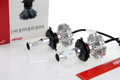 H4 SX SERIES 6/18V 40W 6.000K 3.200lm LED (ΜΕ ΨΥΚΤΡΑ - ΧΩΡΙΣ ΑΝΕΜΙΣΤΗΡΑΚΙ) 2ΤΕΜ.