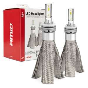 H8/H9/H11 RS+ SERIES 12-36V 50W 6000K 3500lm +200% LED CAN-BUS (ΨΥΚΤΡΑ ΛΕΠΙΔΕΣ ΦΤΕΡΟΥ) ΑΜΙΟ – 2ΤΕΜ
