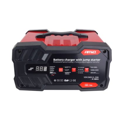 ΕΚΚΙΝΗΤΗΣ/ΦΟΡΤΙΣΤΗΣ ΜΠΑΤΑΡΙΑΣ 12/24V 12A (75Α START ENGINE) ΜΕ TESTER ΚΑΙ ΠΡΟΣΤΑΣΙΑ ΥΠΕΡΦΟΡΤΩΣΗΣ AMiO – 1 ΤΕΜ.