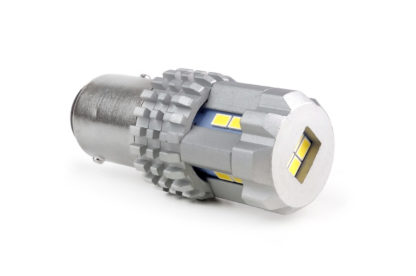 P21/5W BAY15d 12/24V 22 LED SMD ULTRABRIGHT 3020 CANBUS ΛΕΥΚΟ 2ΤΕΜ.