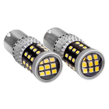 ΛΑΜΠΑΚΙΑ ΜΟΝΟΠΟΛΙΚΑ LED ΛΕΥΚΑ CAN-BUS P21W BA15S 1156 39xSMD 2016 ΑMiO - 2 TEM.