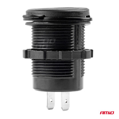 ΠΡΙΖΑ ΦΟΡΤΙΣΤΗΣ USB + TYPE C QUICK CHARGE 12/24V Φ37mmX51mm MOD-08