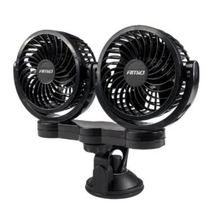 ΑΝΕΜΙΣΤΗΡΑΣ ΔΙΠΛΟΣ 24V 2χ4''(10,8cm) ΜΕ ΦΙΣ ΑΝΑΠΤΗΡΑ 2 ΤΑΧΥΤΗΤΩΝ ΜΕ ΒΕΝΤΟΥΖΑ PRO SERIES AMIO ΑΜΙΟ – 1 ΤΕΜ.
