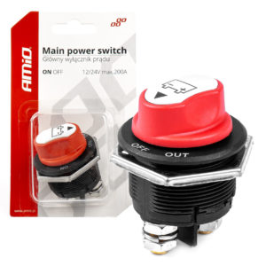 ΔΙΑΚΟΠΤΗΣ POWER-OFF ΜΠΑΤΑΡΙΑΣ 12>32V max200A preak1000A 3 ΛΕΙΤΟΥΡΓΙΩΝ ΑΜΙΟ – 1 ΤΕΜ.