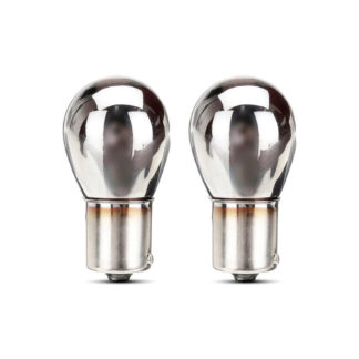ΛΑΜΠΑΚΙΑ ΜΟΝΟΠΟΛΙΚΑ LED P21W 12V 21W BA15s ΚΑΘΡΕΠΤΗΣ ΠΟΡΤΟΚΑΛΙ ΦΩΣ ΑMiO - 2 TEM.