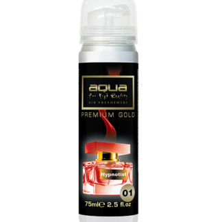 ΑΡΩΜΑΤΙΚΟ ΑΥΤΟΚΙΝΗΤΟΥ ΣΕ ΣΠΡΕΙ (SPRAY) ΜΕ ΑΡΩΜΑ HYPNOTIST PREMIUM GOLD SERIES 75ml AQUA - 1 TEM.