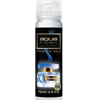ΑΡΩΜΑΤΙΚΟ ΑΥΤΟΚΙΝΗΤΟΥ ΣΕ ΣΠΡΕΙ (SPRAY) ΜΕ ΑΡΩΜΑ D.CABANA PREMIUM GOLD SERIES 75ml AQUA - 1 TEM.