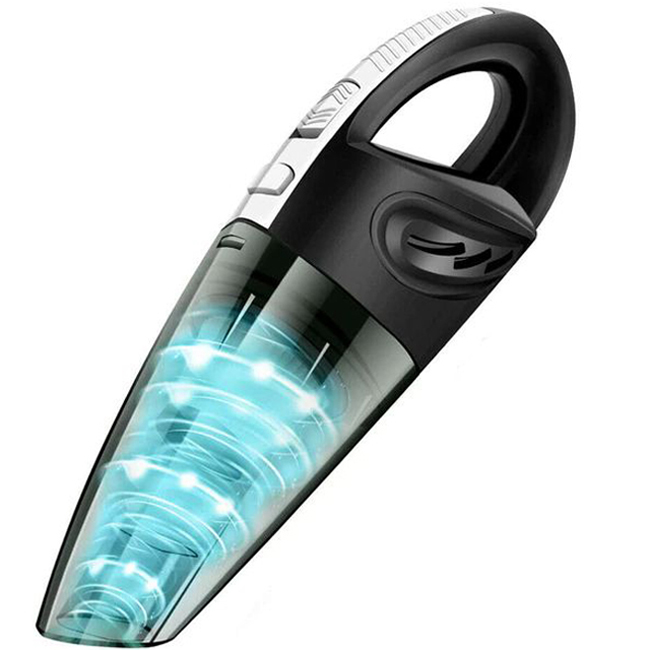 Ηλεκτρικό Σκουπάκι Αυτοκινήτου - Σπιτιού Επαναφορτιζόμενο Με Θήκη Μεταφοράς 120W R-6053 1 Τεμάχιο