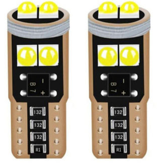 Λάμπες T10 6 Led Canbus Μπλε 600360 2Τμχ