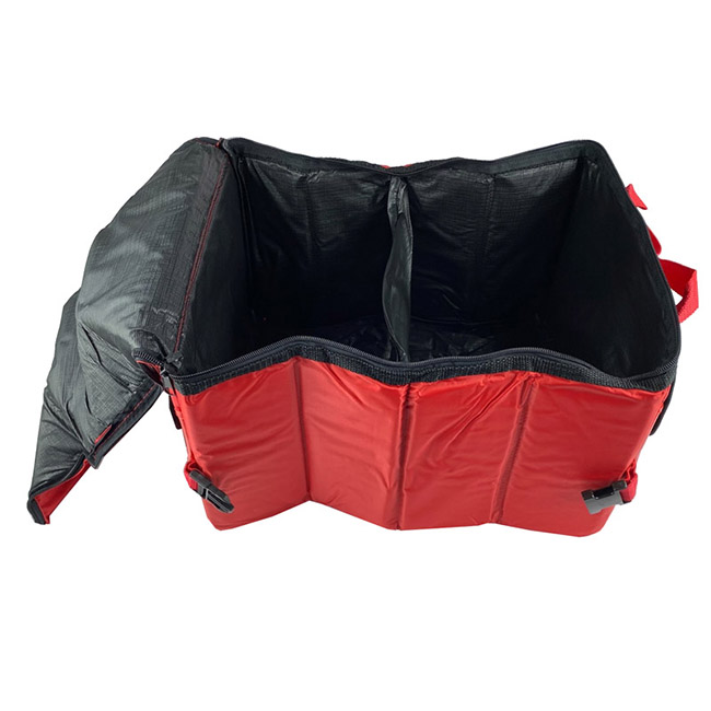 Τσάντα Οργάνωσης Πορτ-Παγκάζ Αυτοκινήτου Πτυσσόμενη Με Φερμουάρ Και Τσέπες Looney Tunes Sylvester & Tweety Κόκκινη-Μαύρη 30x39x24cm 1 Τεμάχιο