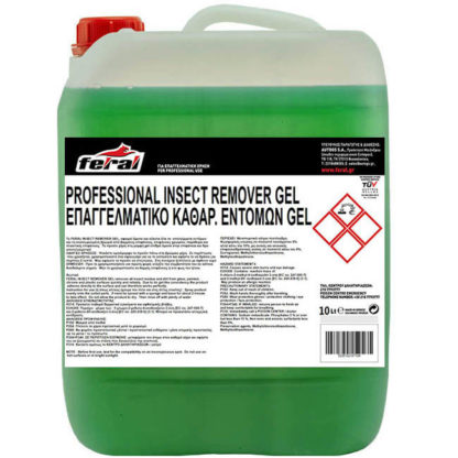 Καθαριστικό Εντόμων Gel Για Το Παρμπρίζ Feral 10lt 1 Τεμάχιο