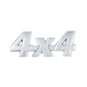 Αυτοκόλλητο Σήμα Χρωμίου "4×4" 1Τμχ