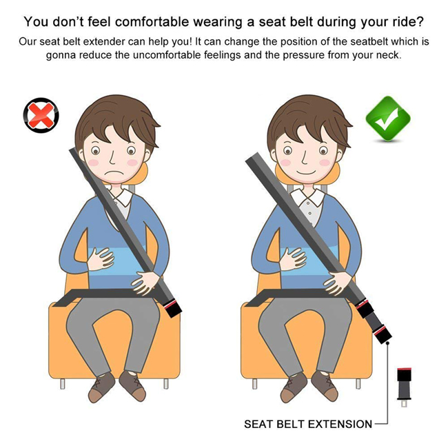 Προέκταση Ζώνης Ασφαλείας - Ανταλλακτικός Ιμάντας (Εύσωμοι, Παιδικά Καθίσματα) 25cm 1 Τεμάχιο