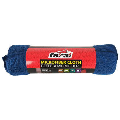 Πετσέτα Microfiber Feral 30x40cm Ρολό 6 Τεμαχίων