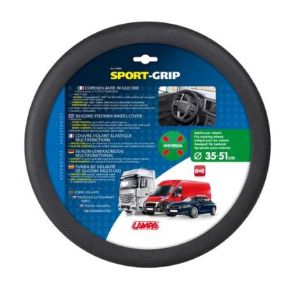 ΚΑΛΥΜΜΑ ΤΙΜΟΝΙΟΥ ΑΠΟ ΣΙΛΙΚΟΝΗ ΜΑΥΡΟ ΧΡΩΜΑ SPORT-GRIP 34/51cm