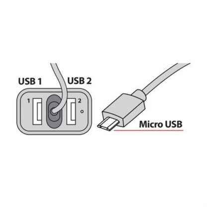 ΑΝΤΑΠΤΟΡΑΣ ΑΝΑΠΤΗΡΑ 12/24V ΜΕ 2 USB ΚΑΙ ΚΑΛΩΔΙΟ ΦΟΡΤΙΣΗΣ MICRO USB