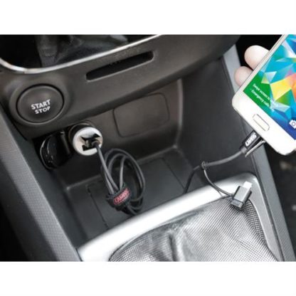 Καλώδιο Φόρτισης και Συγχρονισμού HUBRIS 2in1 MICRO USB+LIGHTNING 100cm
