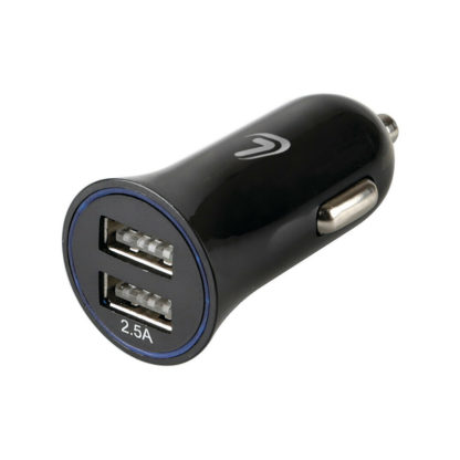 ΑΝΤΑΠΤΟΡΑΣ ΑΝΑΠΤΗΡΑ ΜΕ 2 USB 12/24V 2500 mA LED PLUG-IN 2 (Φ 25mm / ΜΗΚΟΣ 51mm)