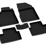 Πατάκια μαρκέ λάστιχο σε σκαφάκια μαύρα για Renault Clio 2019+ S-Dizayn - 4 τεμ.